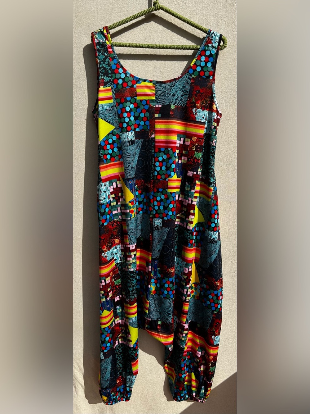 Colorful Geometric Print -Multicolour jumpsuit.